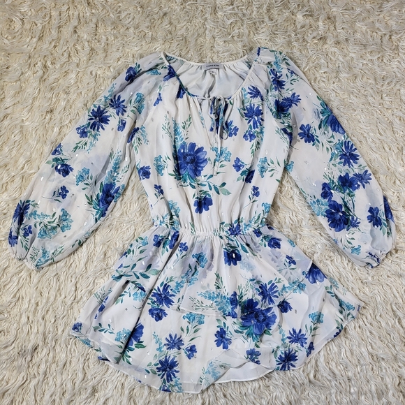 Yumi Kim Love Always Ruffle Skirt Mini Dress Size Small - Picture 3 of 15